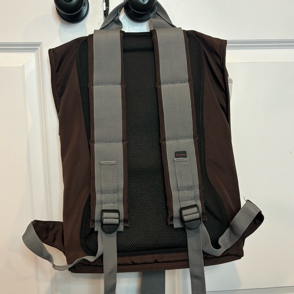 Ranipak Utility Laptop Backpack Flap Top Commute Travel Student Plum Gray - Picture 10 of 11